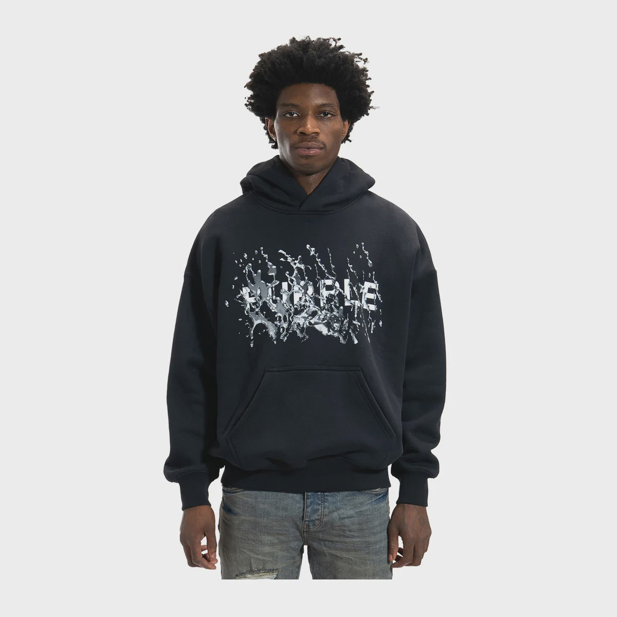 PURP401HHBB423/HWT FLEECE PO HOODY