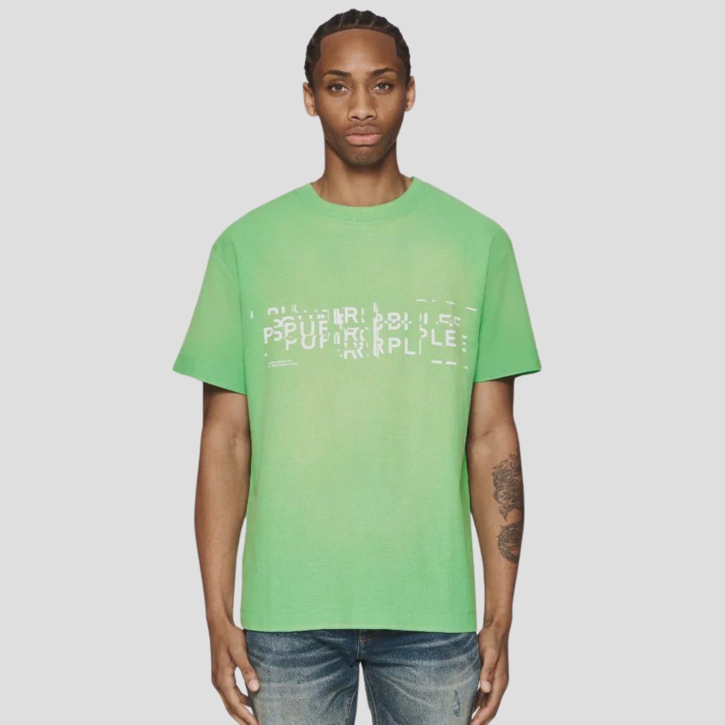 PURP104JGFG224/TEXTURED JERSEY SS TEE