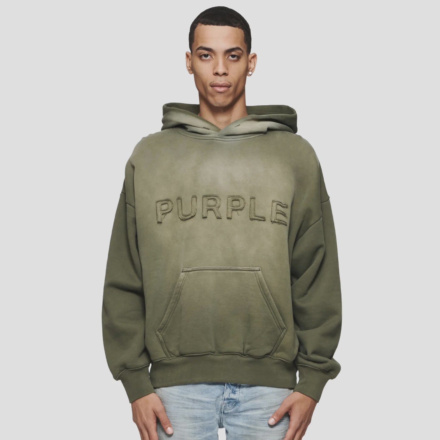 PURP401HWMO124/HWT FLEECE PO HOODY