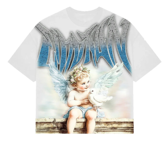 ME DOVE RHINESTONE TEE