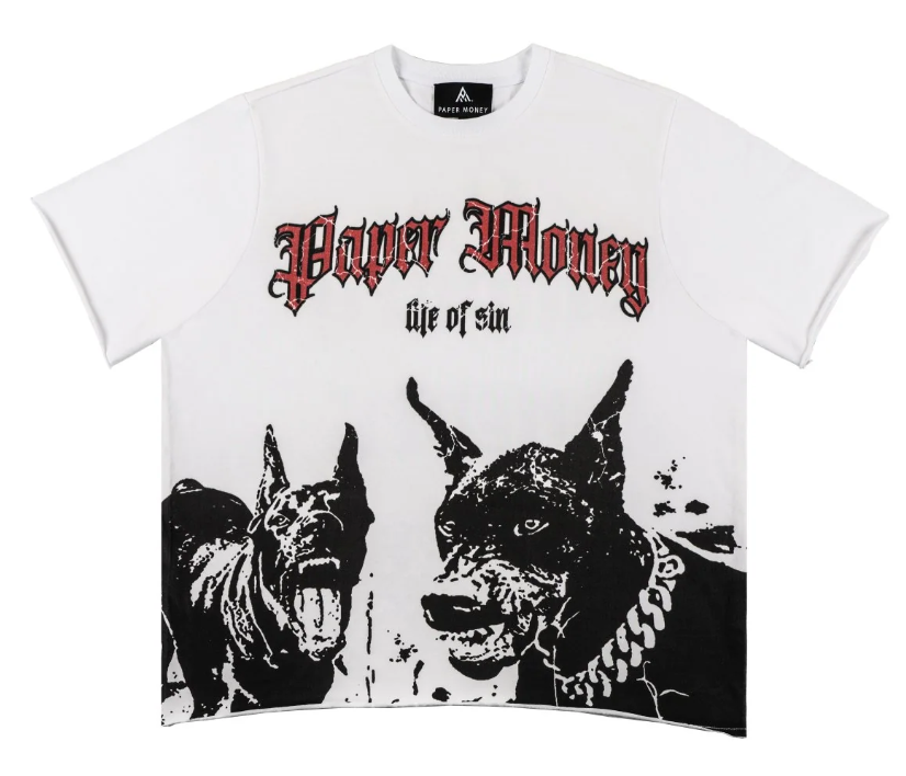 PAPER MONEY TShirt Life Of Sin Graphic