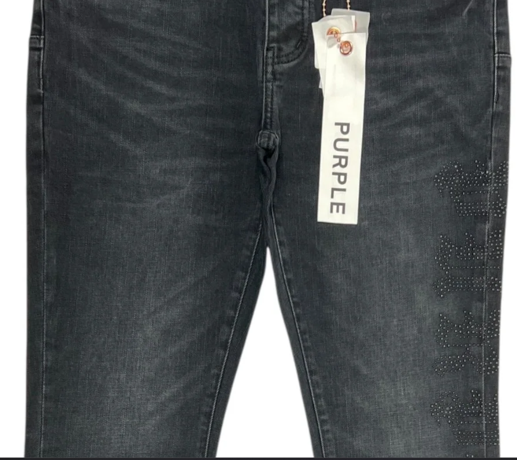 PURP001SFHL SKINNY HOTFIX LOGO JEANS