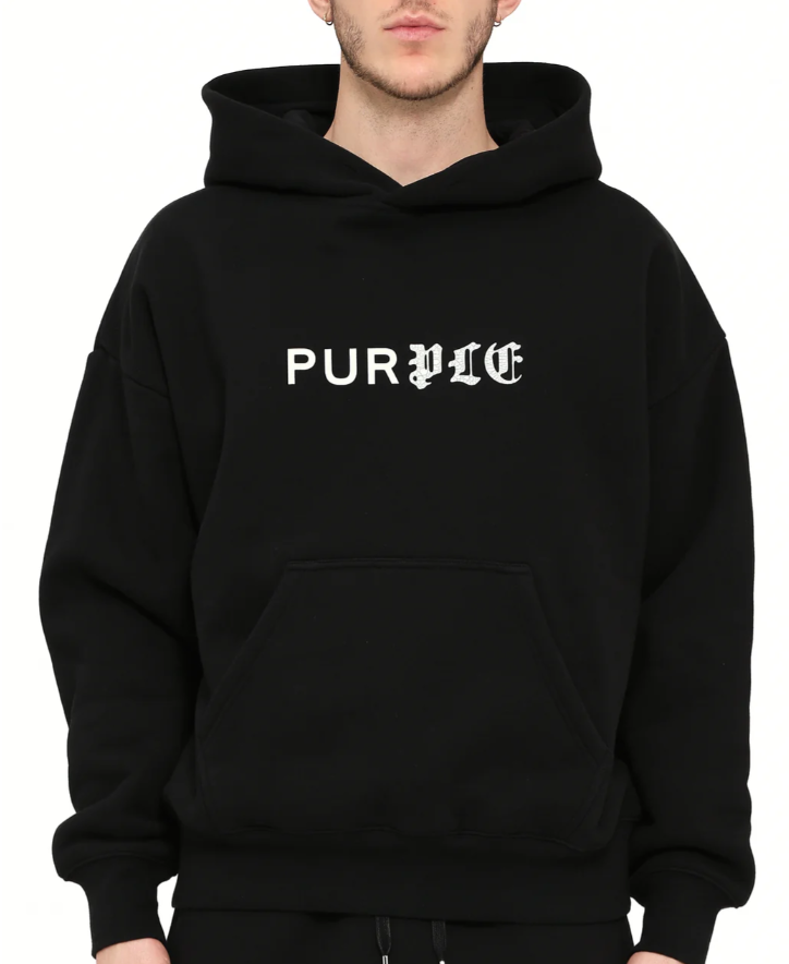 PURP401-HFBH425 HWT FLEECE PO HOODY