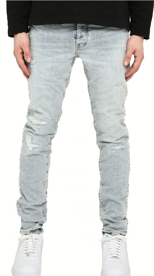 PURP001KVRL425 SKINNY KIVU REPAIR JEANS