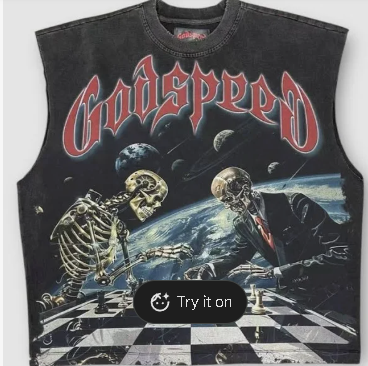 GODSPEED CHECK MATE SLEEVELESS T SHIRT