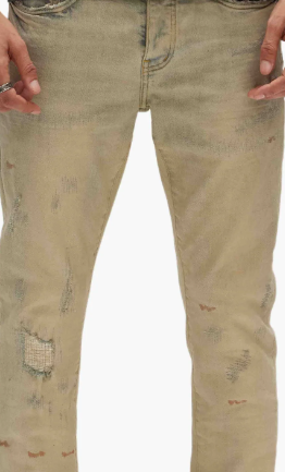 PURP001SOR/ SUPER OIL REPAIR JEANS