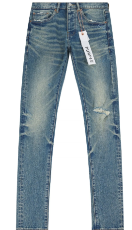 PURP001VKDI324/VINTAGE KNEE BLOWOUT JEANS
