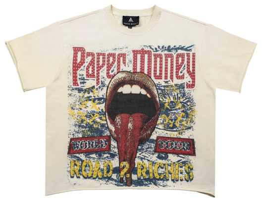 PAPER MONEY FORTUNE RHINS STONE SS TEE