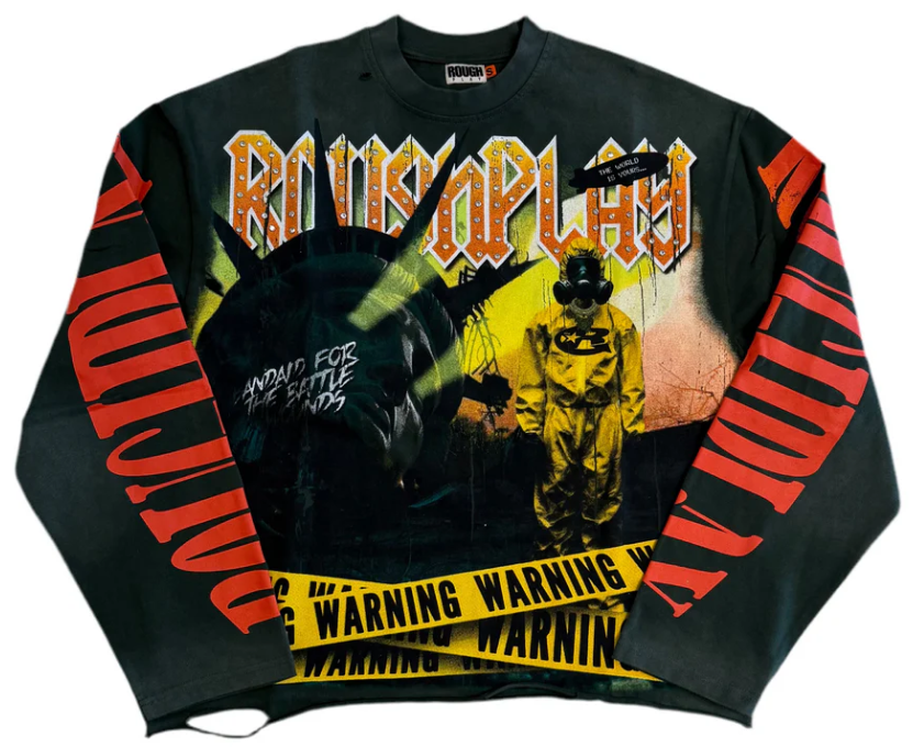 ROUGH PLAY WARNING L/S T SHIRT