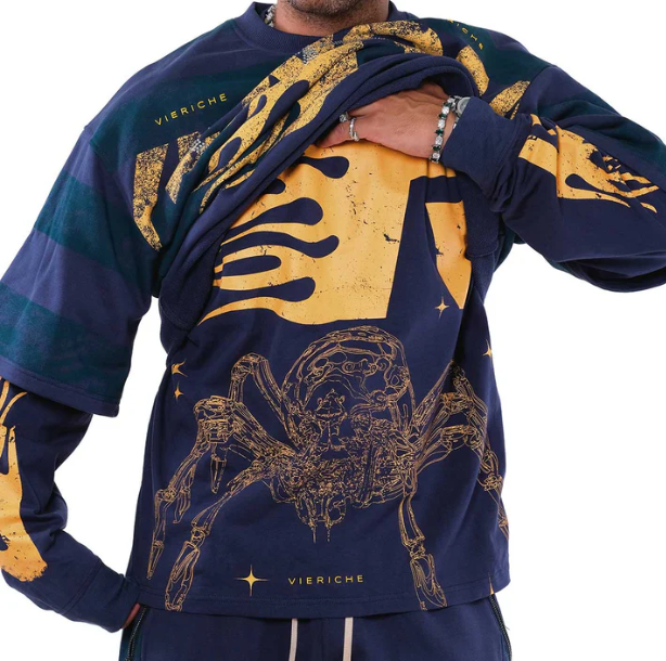 VR1409 VENOM 2 IN 1 T SHIRT WITH CREW NECK