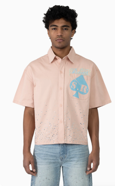 SMOKERISE WH26S496 REBORN RHINESTONE SS SHIRT