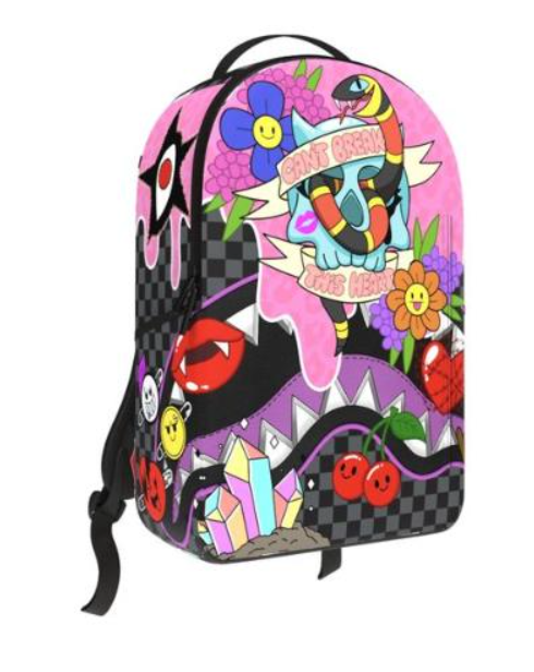 SPRAY GROUND WTF PUNK ROCK CHICK DLXSV BACKPACK