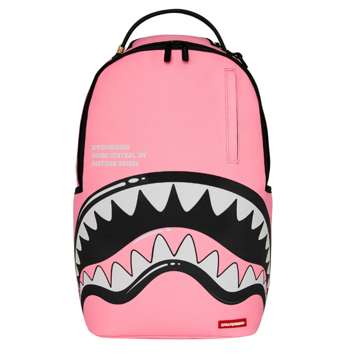 SPRAY GROUND SHARK CENTRAL BUBBLY PINK DLXSV BACKPACK