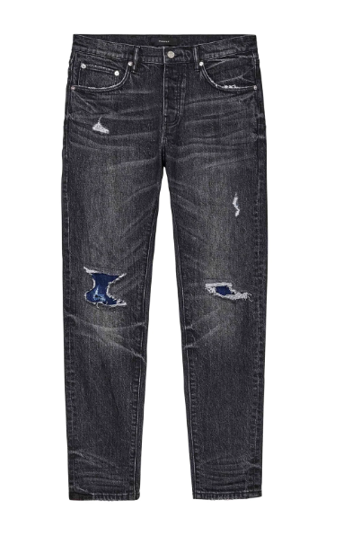 P001-STWB426 SKINNY INDIGO BLACK JEANS