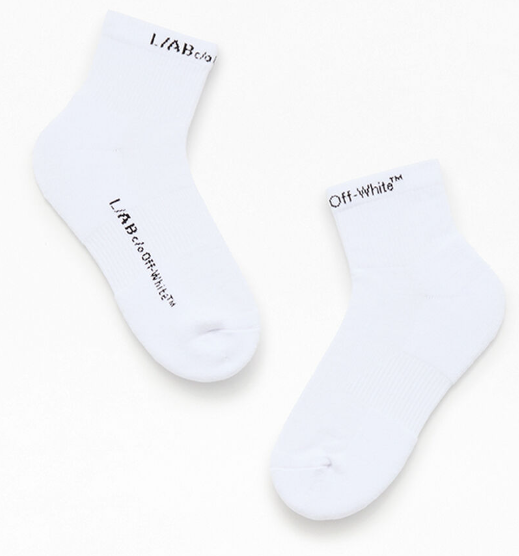 OFF WHITE QUARTER SOCKS