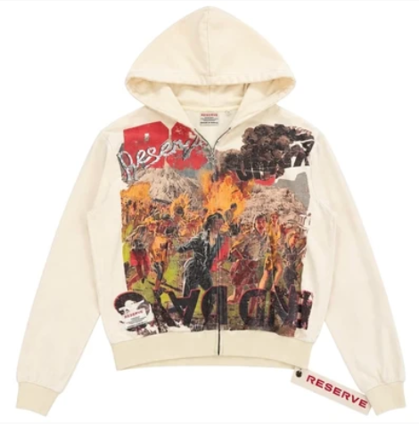 RESERVE CATASTROPHIC ZIP UP HOODIE