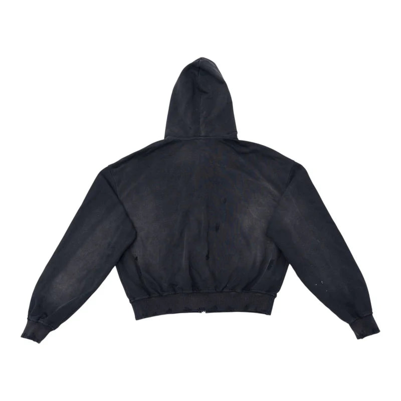 THE SYNDICATE Hoodie Paint Splatter Logo ZipUp
