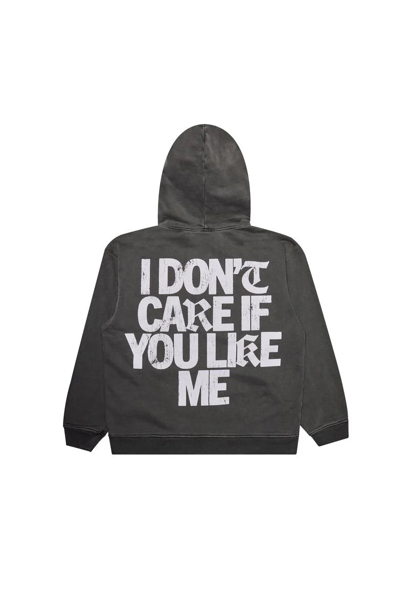 KEEP OUT FAKE LOVE Hoodie Festival Graphic