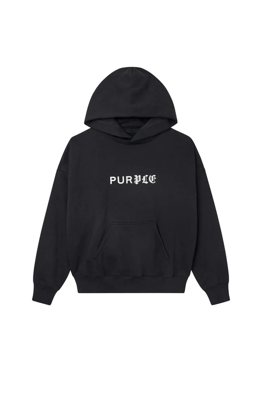 PURPLE Hoodie Minimal Logo