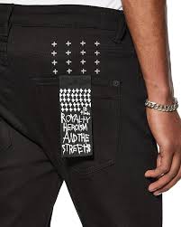 Ksubi Van Winkle Black Jeans Side View