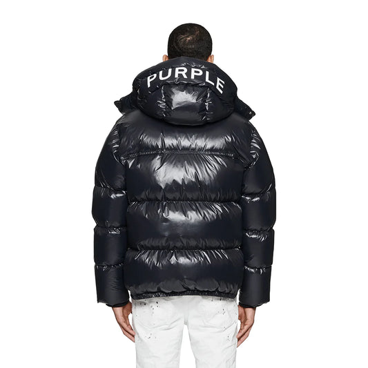 PURPLE Jacket Nylon Puffer Glossy