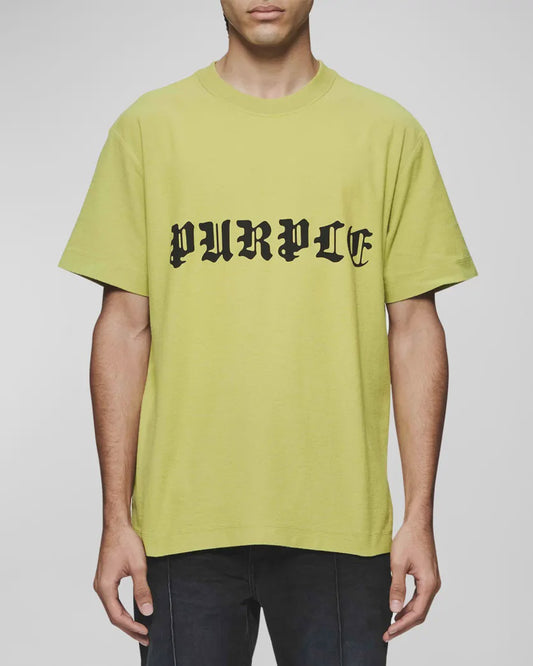 PURPLE TShirt Gothic Logo