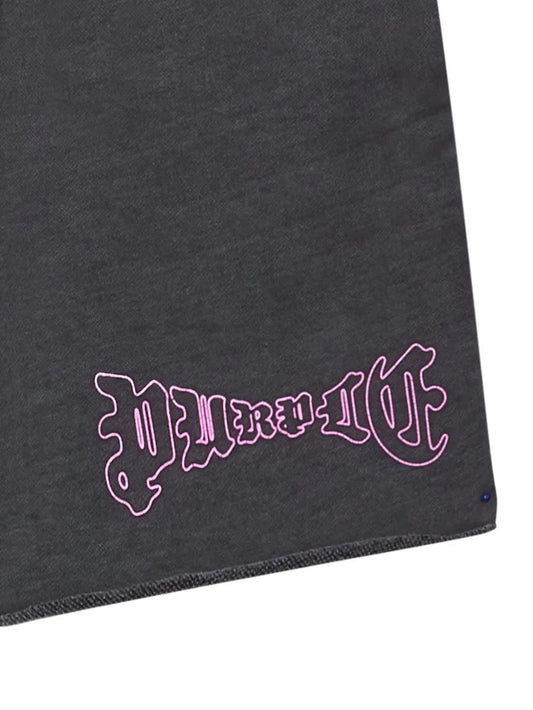 PURPLE Shorts Gothic Logo