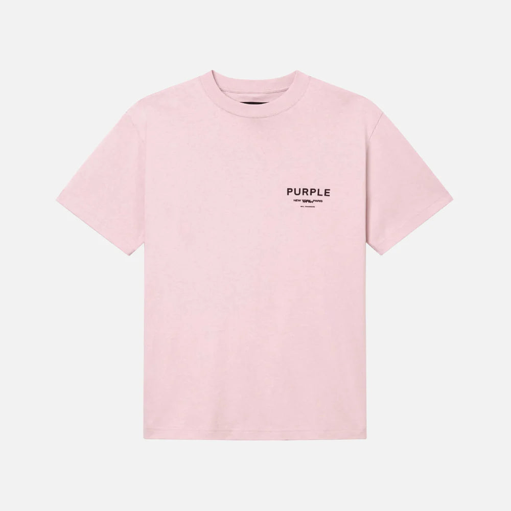 PURPLE TShirt Minimal Logo Pastel