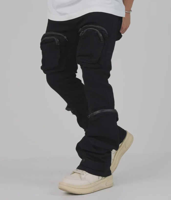 THRTC22QS/MIDNIGHT OPS STACKED JEANS
