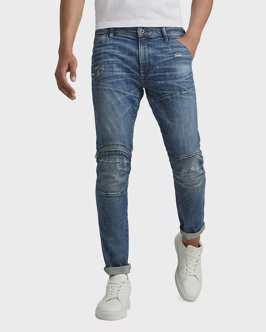 GSD01252/5620 3D ZIP KNEE SKINNY JEANS
