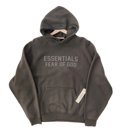 Fear of God Essentials Hoodie Front Logo Back View