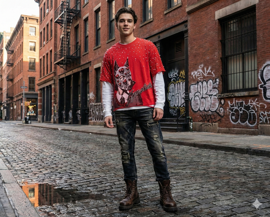 SYNT-40 MASQUE CROPPED TEE