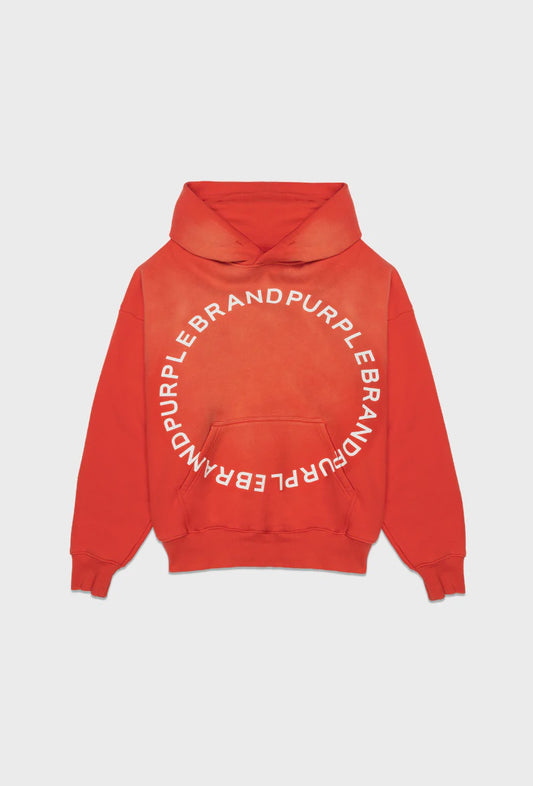 PURP401HFRW124/HWT FLEECE PO HOODY