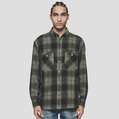 PURPLE Shirt Flannel Check