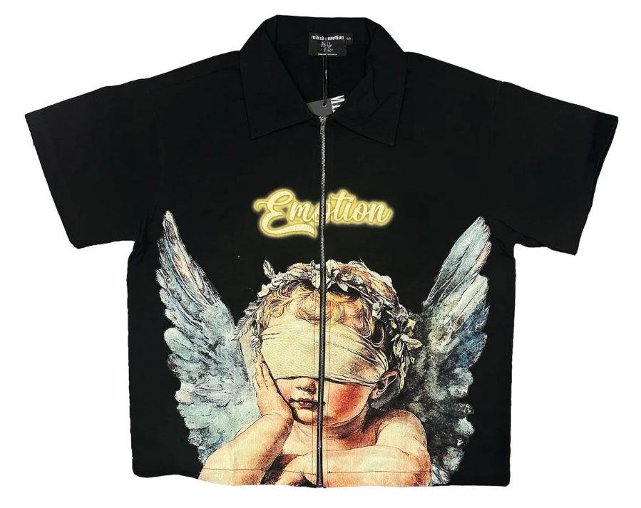 ME BLINDED ZIP UP SHIRT