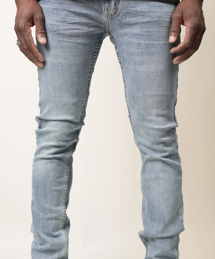 PM/MS80260 LANDON JEANS WITH WALLET CHAIN