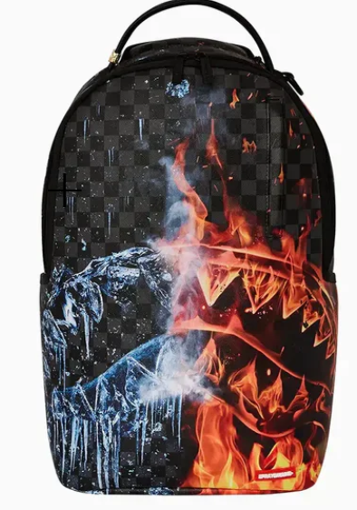 SGB6753 FIRE AND ICE SHARK BACK PACK DLXSV