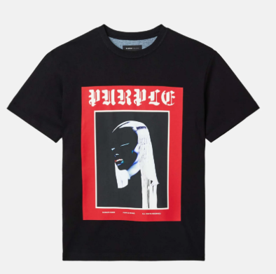 PURPLE TShirt Portrait Graphic