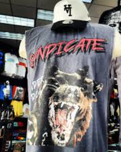 SYN-001/UNDER DOG SLEEVELESS SHIRT