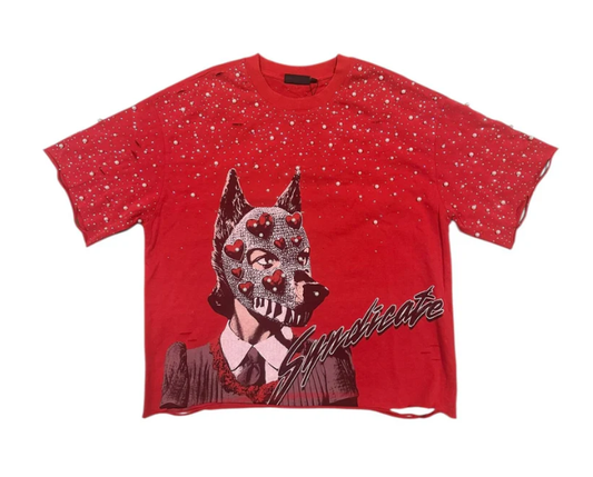 SYNT-40 MASQUE CROPPED TEE
