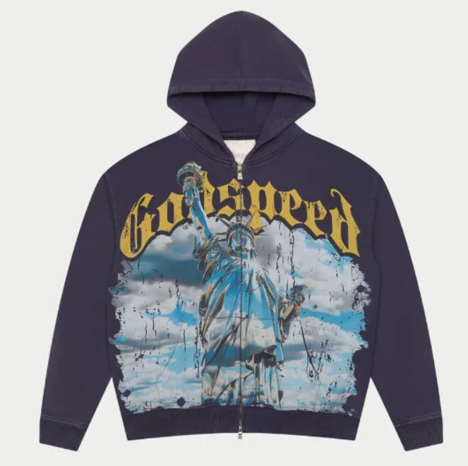 GODSPEED CHROME LIBERTY ZIP HOODIE V2