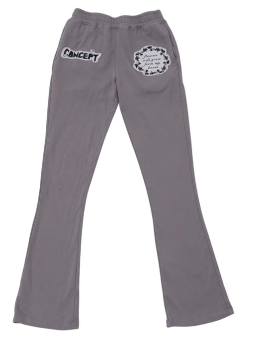 CPSET_2 FLOWERS FLARED PANTS