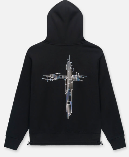 RTA Hoodie Cross Graphic Back Print