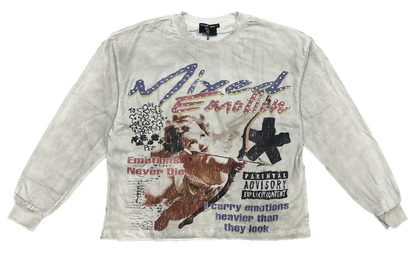 MIXED EMOTIONS Sweatshirt Vintage Graphic
