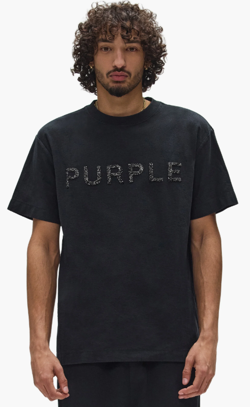 PURPLE TShirt Minimal Typography