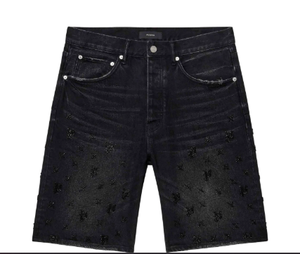 PURPLE P059-BMWB226 JEAN SHORTS