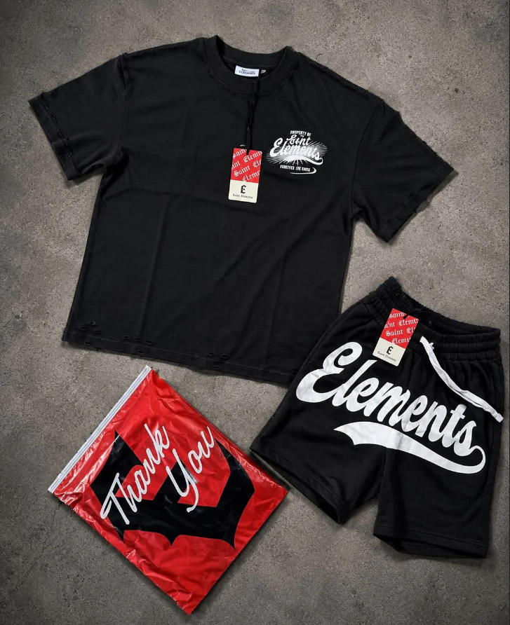 ELEMENTS SAINT  BLACK/ WHITE SET