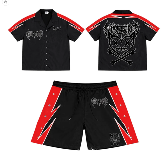 SHATTERED HEARTS NYLON  SET