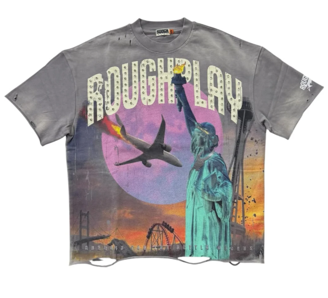 ROUGH PLAY STATUE OF LIBERTY SS TEE