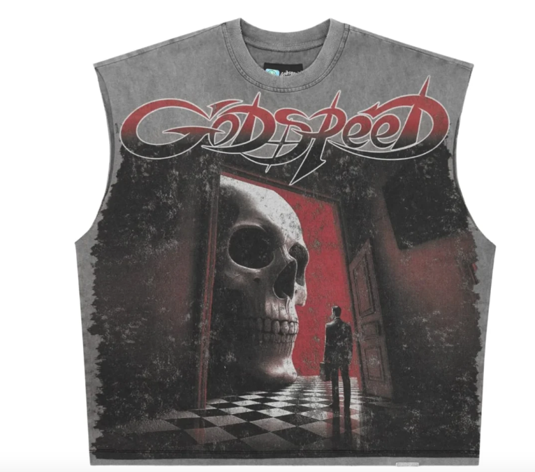 GODSPEED FATES DOORSTEP SLEEVELESS TEE